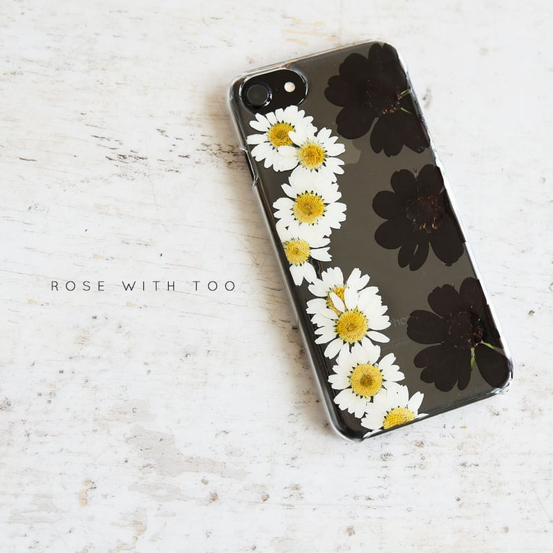 iPhone / 押し花ケース 200902_1 | 押し花 ケース専門店 ｜ ROSE WI