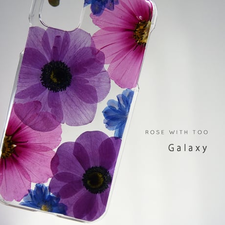 Galaxy /   押し花スマホケース  2202009_4