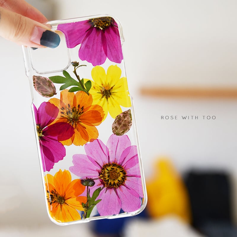 iPhone..etc / 押し花ケース 230111_1 | 押し花 ケース専門店