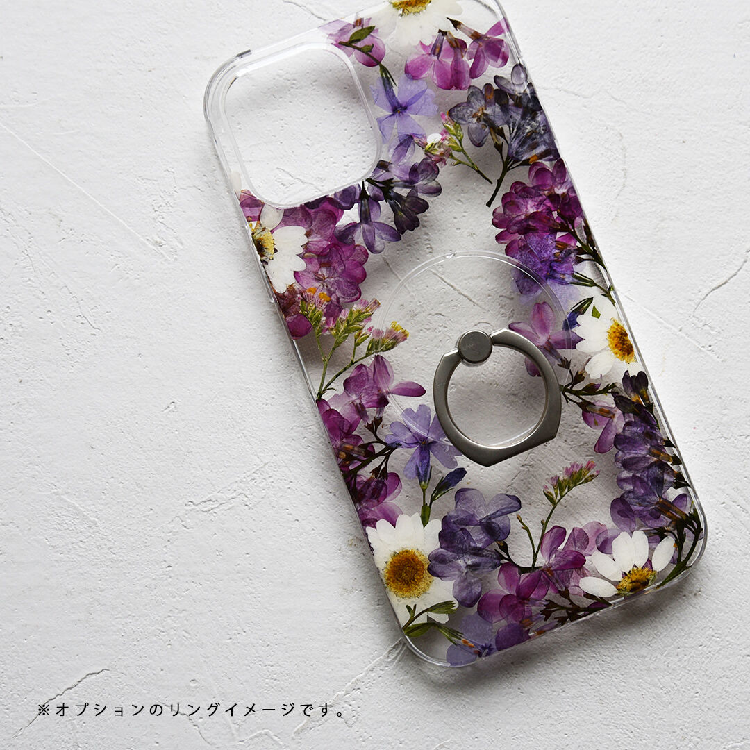 Galaxy / 押し花スマホケース 220615_4 | 押し花 ケース専門店 ｜ R