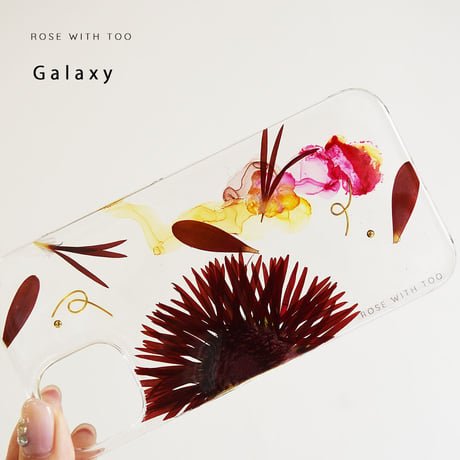 Galaxy /   押し花スマホケース  220608_2