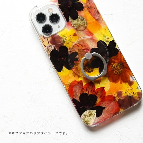 iPhone / 押し花スマホケース 211020_1