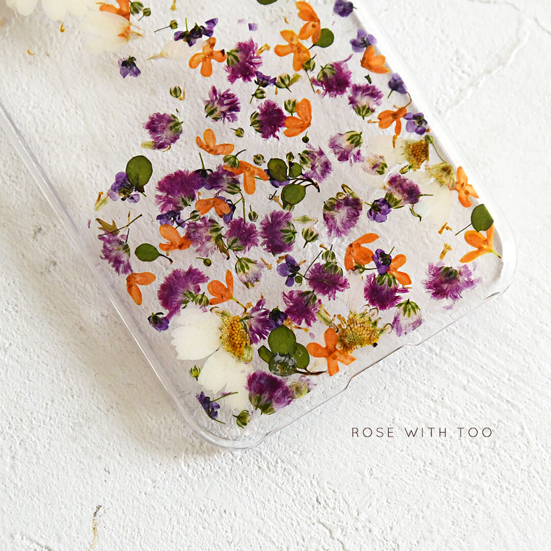 まろページ⭐︎押し花ケース koko＊ 押し花ケース専門店 GALLERY - 作品一覧 | minne 国内最大級の iPhoneアクセサリー