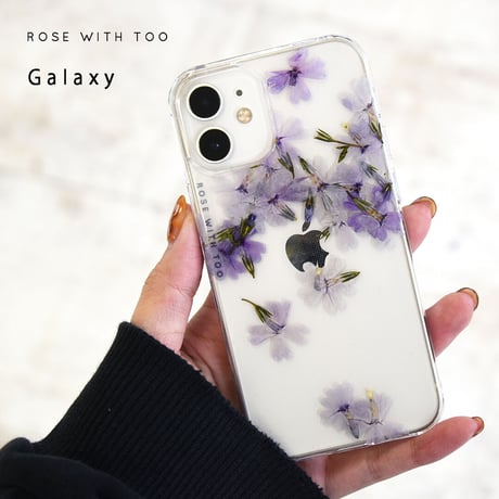 Galaxy /   押し花スマホケース  211208_2