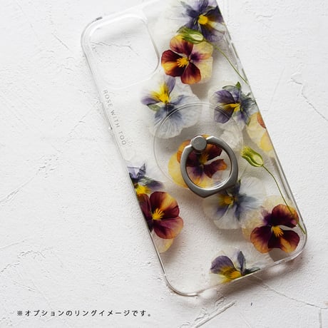 Galaxy /   押し花スマホケース  220601_2