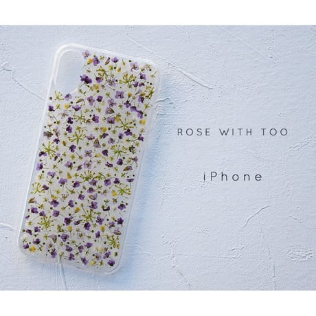 iPhone / 押し花ケース 20191225_7