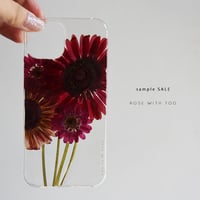 キキページ☆押し花ケース Android全機種対応まるでお姫様気分バラの