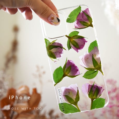 iPhone / 押し花ケース 210915_1