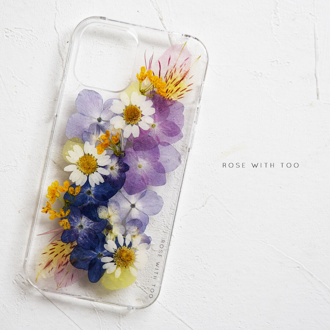 Galaxy / 押し花スマホケース 220727_2 | 押し花 ケース専門店
