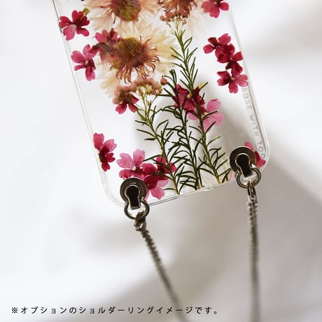 【リング不可】iPhone..etc / 押し花ケース 230823_1