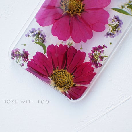 iPhone / 押し花ケース20191030_1