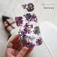 Galaxy /   押し花スマホケース  220615_2