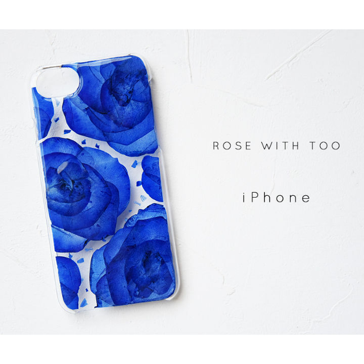 油絵  スマホケース【青と紫薔薇】iPhone8Plus/iPhone7Plus fit=scale-down,w=1200