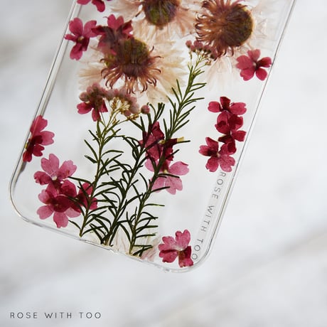 【リング不可】iPhone..etc / 押し花ケース 230823_1