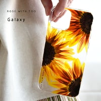 【リング不可】Galaxy /   押し花スマホケース  210721_2