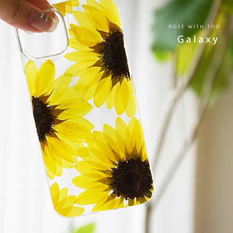 Galaxy /   押し花スマホケース  220706_2