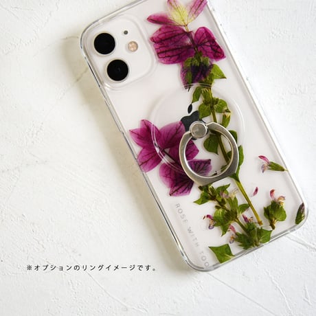 Galaxy /   押し花スマホケース  210120_8
