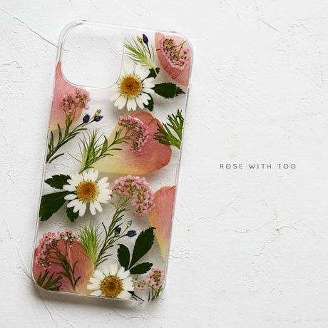 【リング不可】iPhone..etc / 押し花ケース 230419_2
