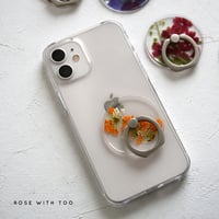 orange.リング（クリアケース・両面テープ付き）