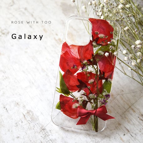 Galaxy /   押し花スマホケース  210310_2