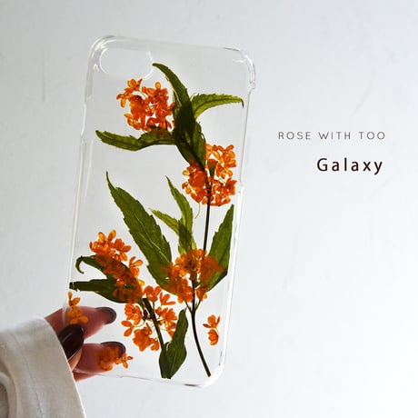 Galaxy /   押し花スマホケース  201021_2