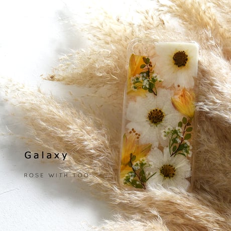 Galaxy /   押し花スマホケース  201007_6