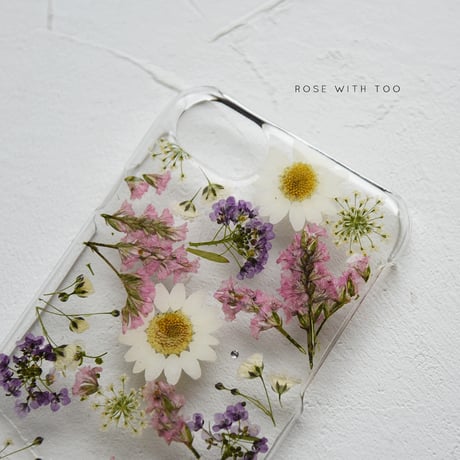 iPhone /   押し花スマホケース 2019043_4