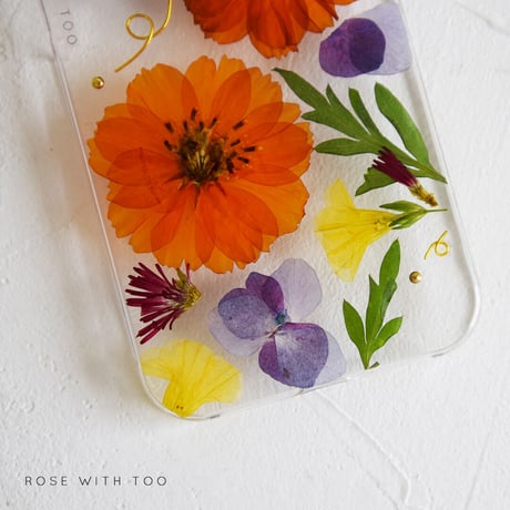 iPhone / 押し花ケース 221005_1