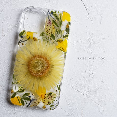 【リング不可】iPhone / 押し花ケース220810_3