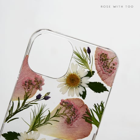 【リング不可】iPhone..etc / 押し花ケース 230419_2