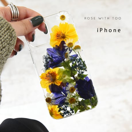 iPhone / 押し花ケース 210120_1