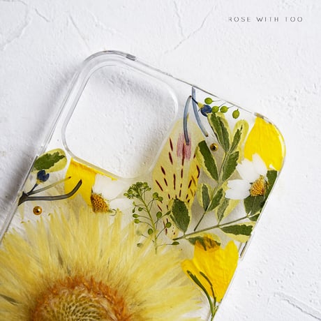 【リング不可】iPhone / 押し花ケース220810_3