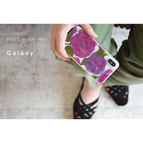 Galaxy /   押し花スマホケース  200624_6