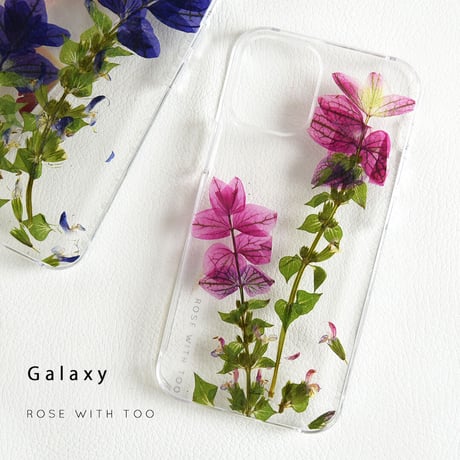 Galaxy /   押し花スマホケース  210120_8