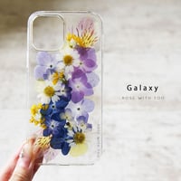 Galaxy /   押し花スマホケース  220727_2