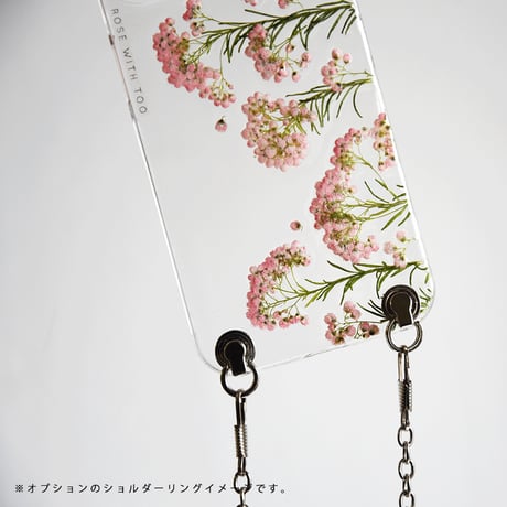 【リング不可】iPhone..etc / 押し花ケース 230419_1
