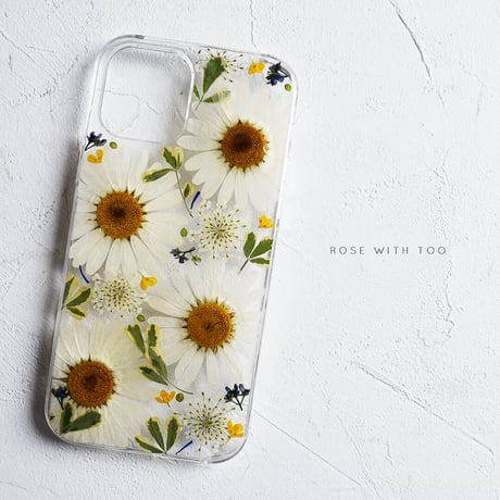 【リング不可】iPhone / 押し花ケース220810_1