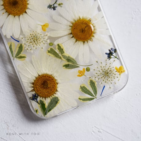 【リング不可】iPhone / 押し花ケース220810_1