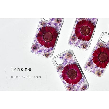 【リング不可】iPhone / 押し花ケース 200527_1