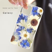 Galaxy /   押し花スマホケース  211006_4