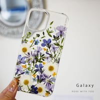 Galaxy /   押し花スマホケース  220427_2