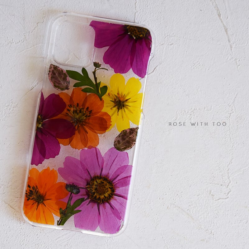 iPhone..etc / 押し花ケース 230111_1 | 押し花 ケース専門店 ｜ RO