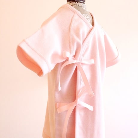 〈完売御礼〉はじめてのおうち肌着35  HowCute®︎低出生体重児肌着 ピンクコットン35（コットに出てから1500ｇ～ご退院後も重宝サイズ）