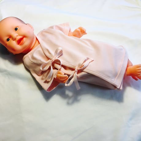 〈完売御礼〉はじめてのおうち肌着35  HowCute®︎低出生体重児肌着 ピンクコットン35（コットに出てから1500ｇ～ご退院後も重宝サイズ）