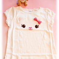 ＜完売御礼　レビューをいただきました！＞Gymboree ネコちゃんＴシャツ 5T