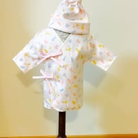 〈レビューいただきました！〉小さく生まれた赤ちゃんへ手作り肌着1500g〜  How Cute®手作り肌着＆帽子セット