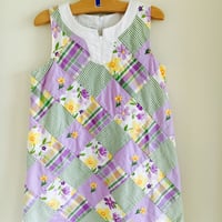 〈完売御礼　レビューいただきました！〉HappyFroggyレアコレクションGymboree パッチワークワンピース 5Ｔ