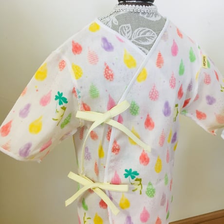 〈レビューいただきました！〉HowCute® なカエルさん柄 手作り低出生体重児肌着（コットに出てから1500ｇ～）