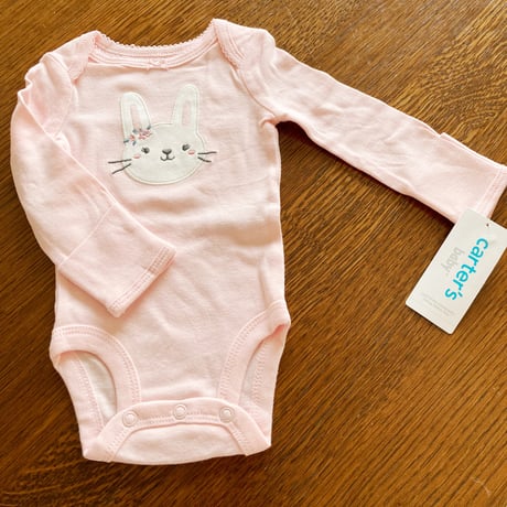 〈新生児サイズ〉うさちゃん肌着3点セット