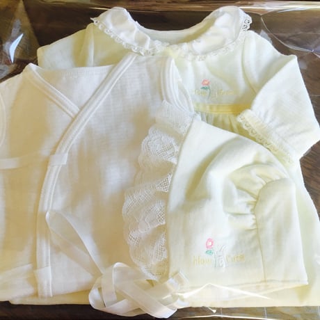 〈レビューいただきました！〉HowCute®︎退院ドレス 3点セット